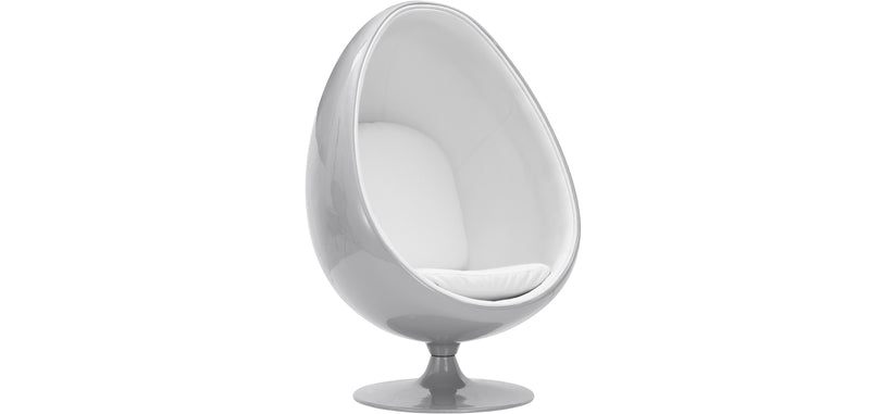 Cadeira de braços de design - Eny - Concha colorida - Tecido