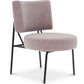 Fauteuil tapissé en velours - Jerna