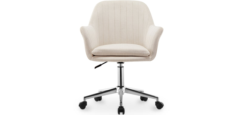 Chaise de bureau pivotante avec accoudoirs - Lumby