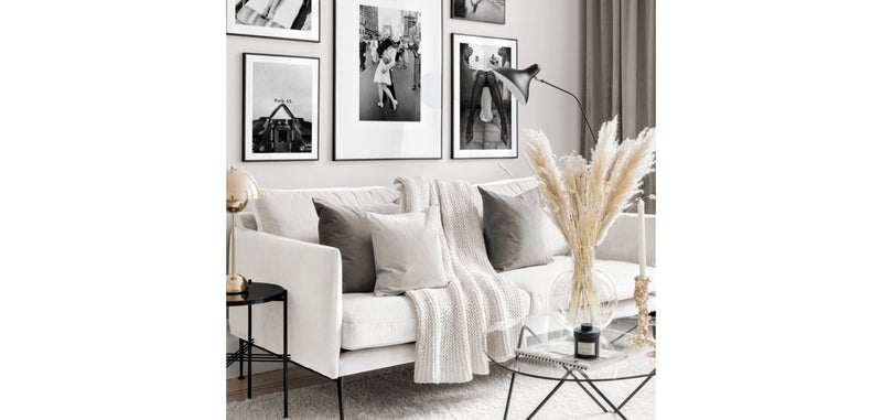 Lot de 2 coussins en velours - housse et garnissage - Mesmal