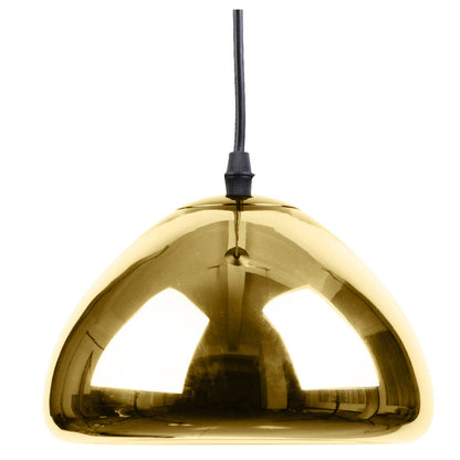 Lampa sufitowa design - Lampa wisząca z chromowanego metalu - 18 cm - Nullify