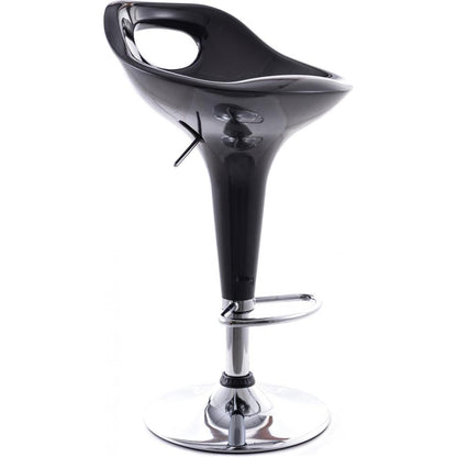 Tabouret de bar pivotant avec dossier - Moderne