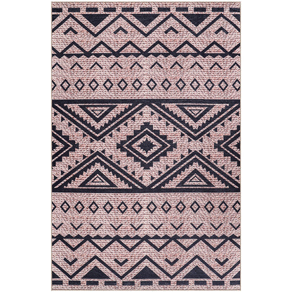 Alfombra tribal geométrica vintage – (290x200 cm) – Cinder