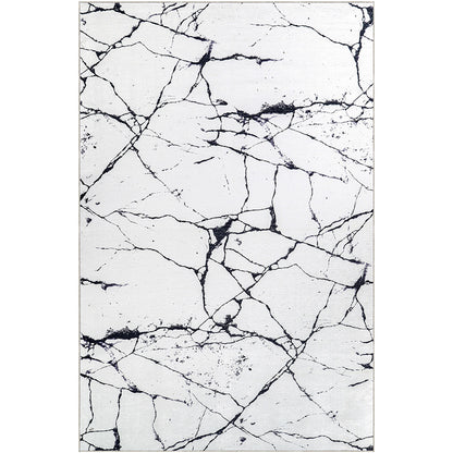 Alfombra grande con diseño moderno y efecto mármol – (290x200 cm) – Calico