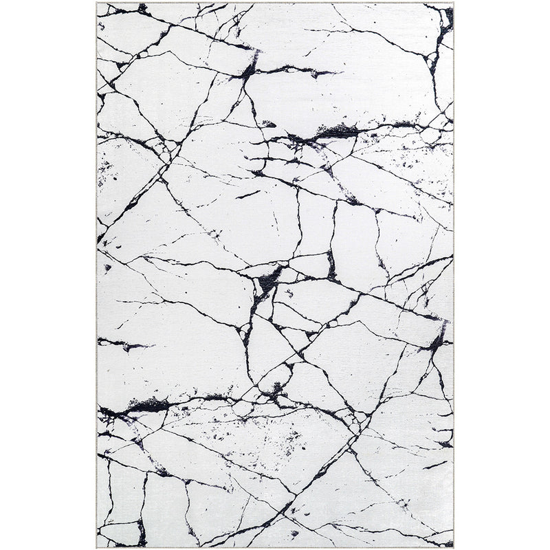 Alfombra grande con diseño moderno y efecto mármol – (290x200 cm) – Calico