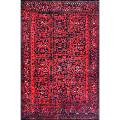 Vintage Oriental Carpet - (290x200 cm) - Cinnabar