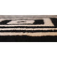 Square Wool Rug – Black & White Geometric Design – 200 x 200 cm – Pymer - gallery 2