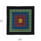 Square Wool Rug – Geometric Design – 250 x 250 cm – Yoler - gallery 4