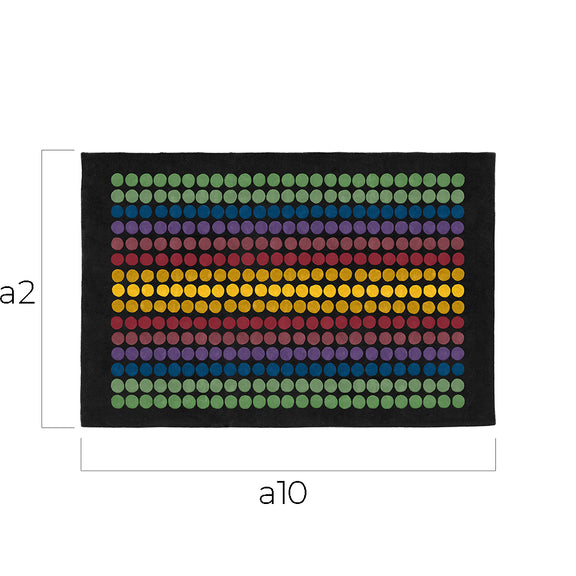 Rectangular Wool Rug – Geometric Design – 200 x 300 cm – Yoler - gallery 4