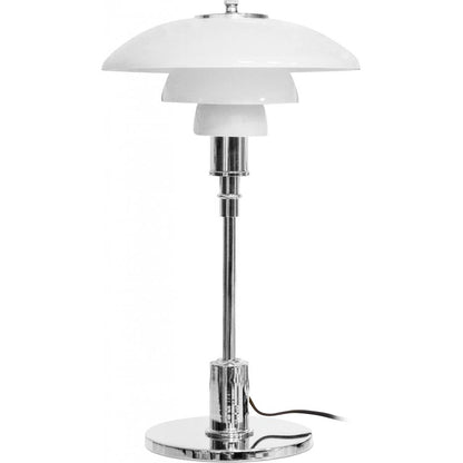 PL 3/2 Desk Lamp - Steel/Opal Glass
