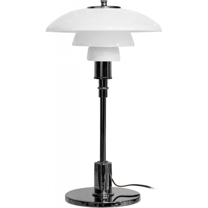 PL 3/2 Desk Lamp - Steel/Opal Glass