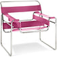 Lounge Chair - Leatherette & Metal - Ivan
