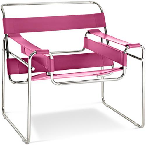 Lounge Chair - Leatherette & Metal - Ivan