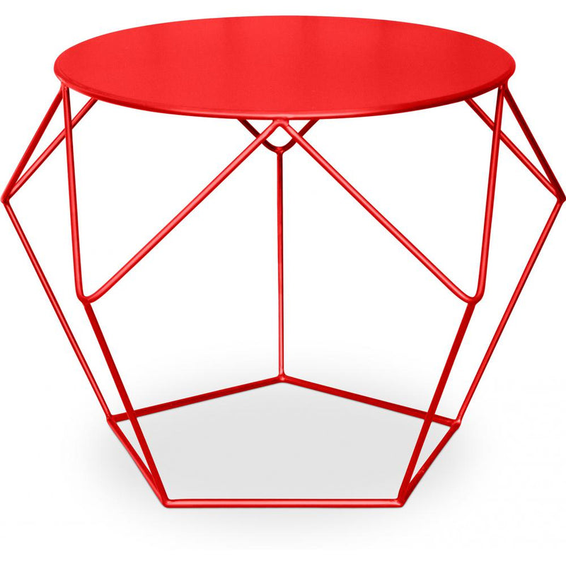 Side Table - Industrial Design - Metal - Diamond