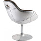 Aviator Design Swivel Armchair - Upholstered in PU - gallery 2