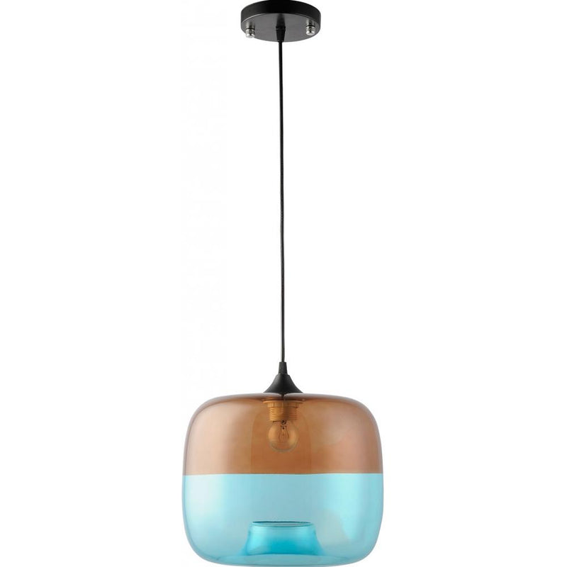 Lampe de plafond en cristal - Lampe suspendue bleue - Bluey