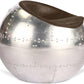 Krzesło do salonu - Krzesło designerskie Boule - Skóra i metal - Circle