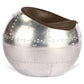 Living Room Chair - Ball Design Chair - Leather and Metal - Circle - gallery 3