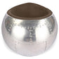 Living Room Chair - Ball Design Chair - Leather and Metal - Circle - gallery 5