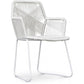 Chaise d'extérieur avec accoudoirs - Chaise de jardin - Multicolore - Frony