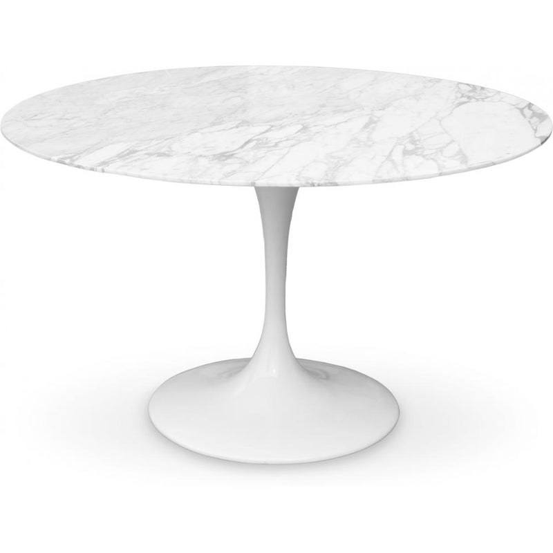 Table à manger ronde - 120 cm - Marbre - Tulip