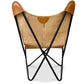 Chaise design papillon - Cuir - Blop