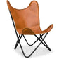 Chaise design papillon - Cuir - Blop