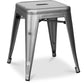 Industrial Design Bar Stool - Steel - 45cm - Stylix