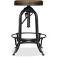 Tabouret Rond - Design Vintage - Industriel - Uri