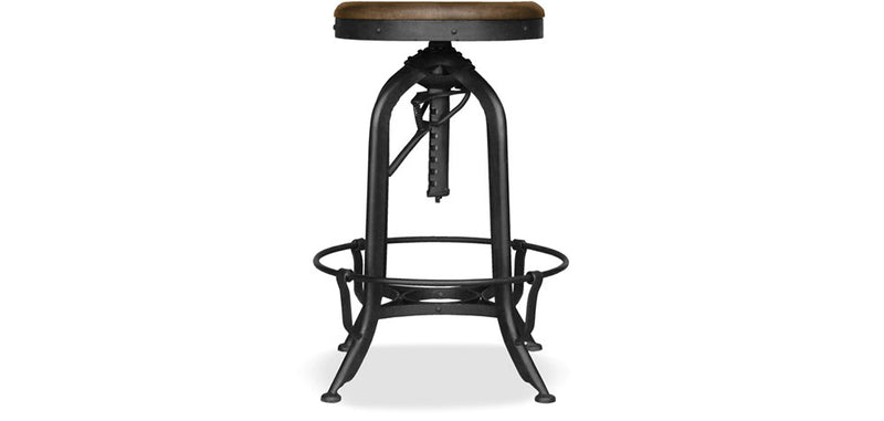 Tabouret Rond - Design Vintage - Industriel - Uri