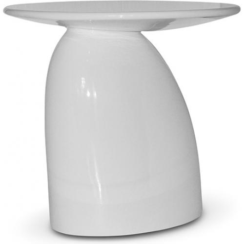 Table d'appoint Parabole - Style Eero Aarnio - Fibre de verre - 60cm