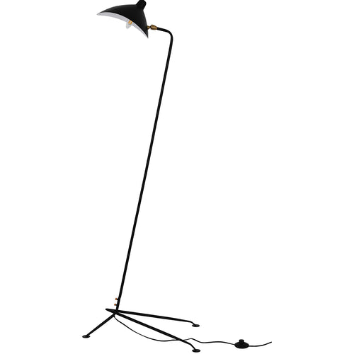 Lampa podłogowa czarna - lampa do salonu - Giorge
