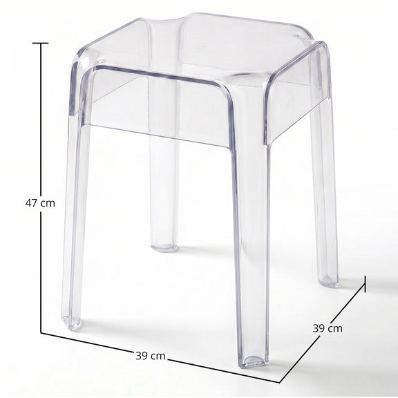 Stool Low Transparent - 47cm - Victoria Queen - gallery 11
