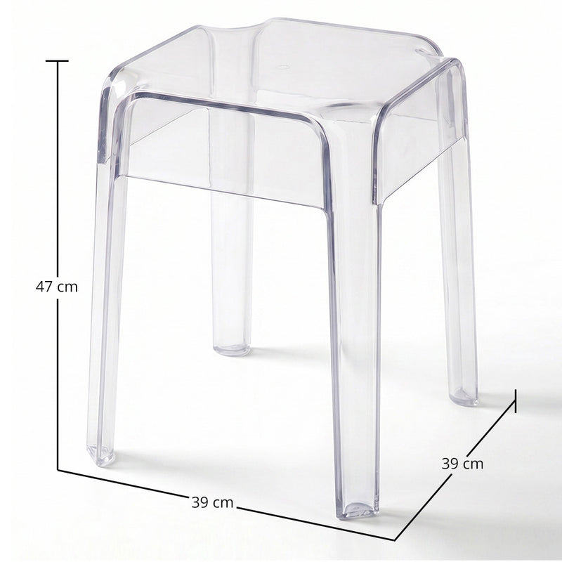 Stool Low Transparent - 47cm - Victoria Queen - gallery 11