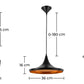 Pack of 3 Pendant Ceiling Lamps - Industrial Design - Extensive - gallery 15
