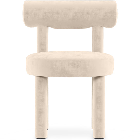 Dining Chair - Upholstered in Velvet - Rhys - gallery 1