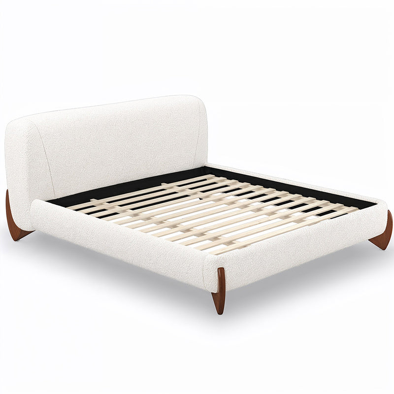 Double bed 180x200 CM Bed - Upholstered in Bouclé Fabric - Dream - gallery 7