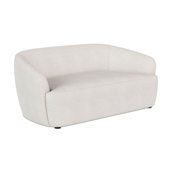 Curved Sofa - 2 Seater - Boucle Fabric - Bold - gallery 3