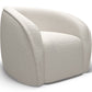 Armchair with Armrests - Upholstered in Boucle Fabric - Seral - gallery 4