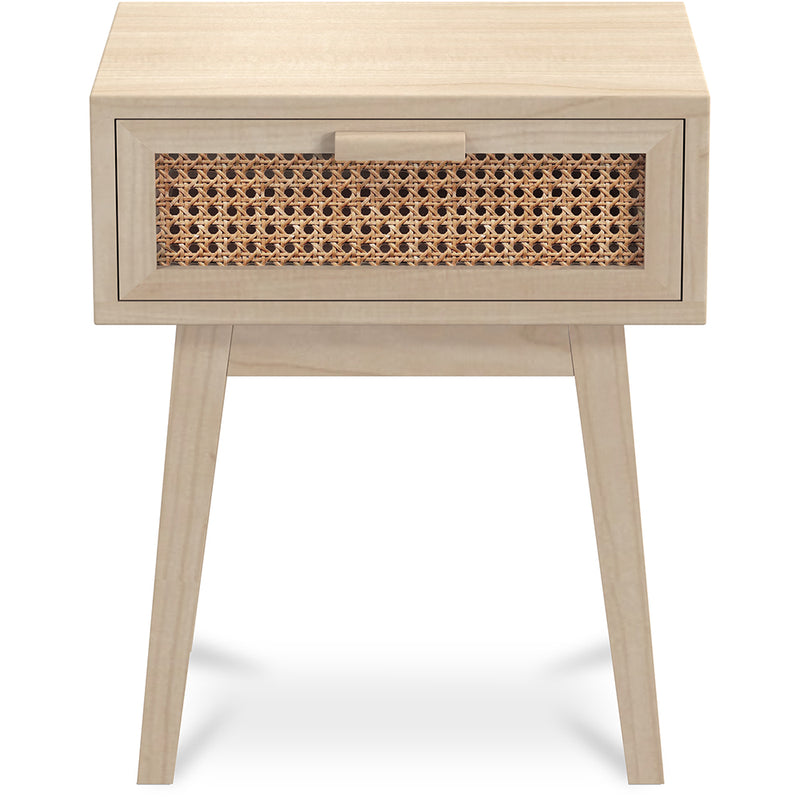 Bedside Table with Drawer - Boho Bali Wood - Yanpai - gallery 1