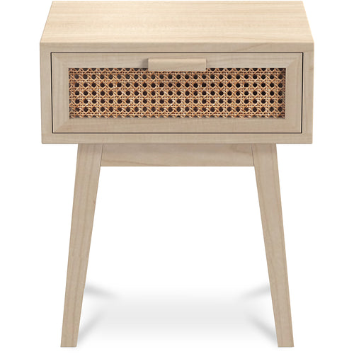 Bedside Table with Drawer - Boho Bali Wood - Yanpai - gallery 1