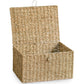 Kosz z naturalnego włókna z pokrywą - 40x30CM - Baulera