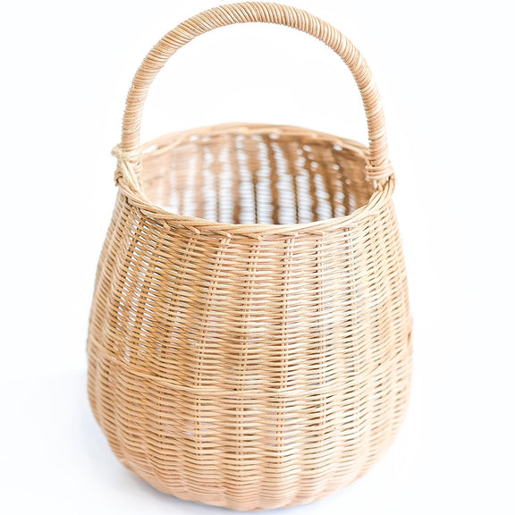 Rattan Basket with Handle - 33x22CM - Vernu - gallery 4