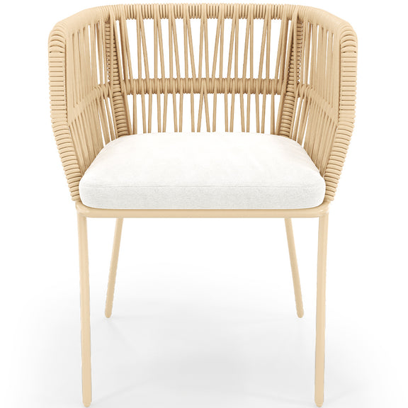 Beige Outdoor Chair - Rope - Ress - gallery 1