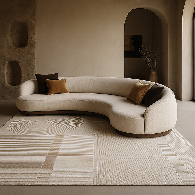 Rug Large Contemporary Modern Design - Beige (290x200 cm) - Lubida - gallery 4
