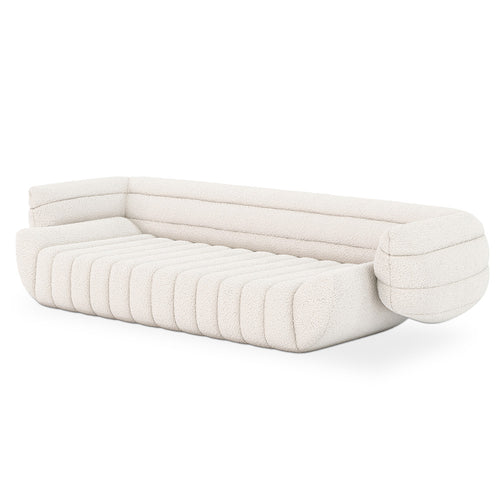 Bouclé Fabric Upholstered Sofa - 3/4 Seats - Caden