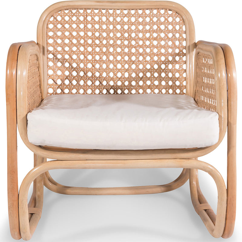 Rattan Lounge Chair - Design Chair - Boho Bali - Qawa