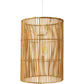 Hanging Lamp Boho Style Natural Rattan - An