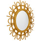 Specchio da parete - Design rotondo Boho Bali (60 cm) - Miu