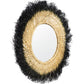Miroir mural - Design rond Boho Bali (60 cm) - Bioe